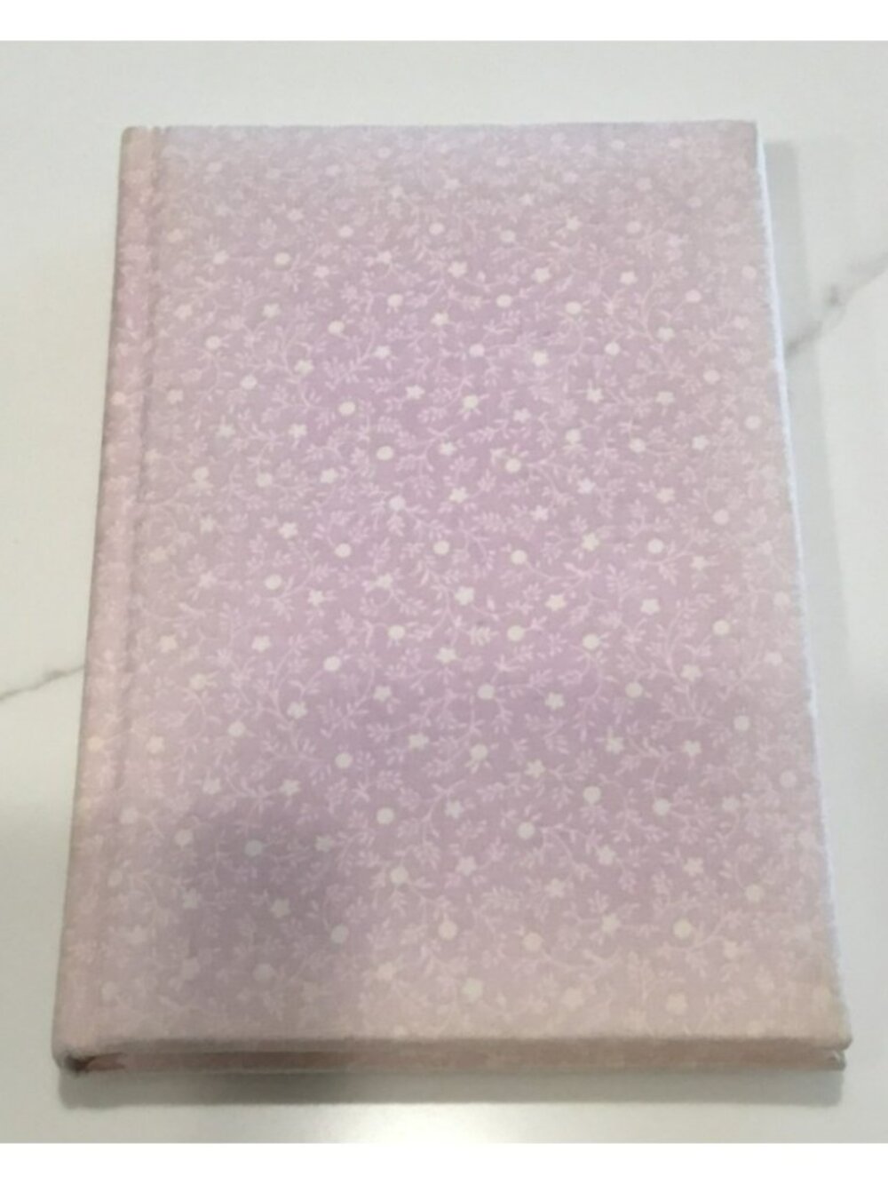 Vintage Anything Book Journal Blank Unused Lined Floral Hard Cover 8.5x11